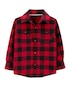Camisa Infantil Carter´s Manga Longa Xadrez Vermelho