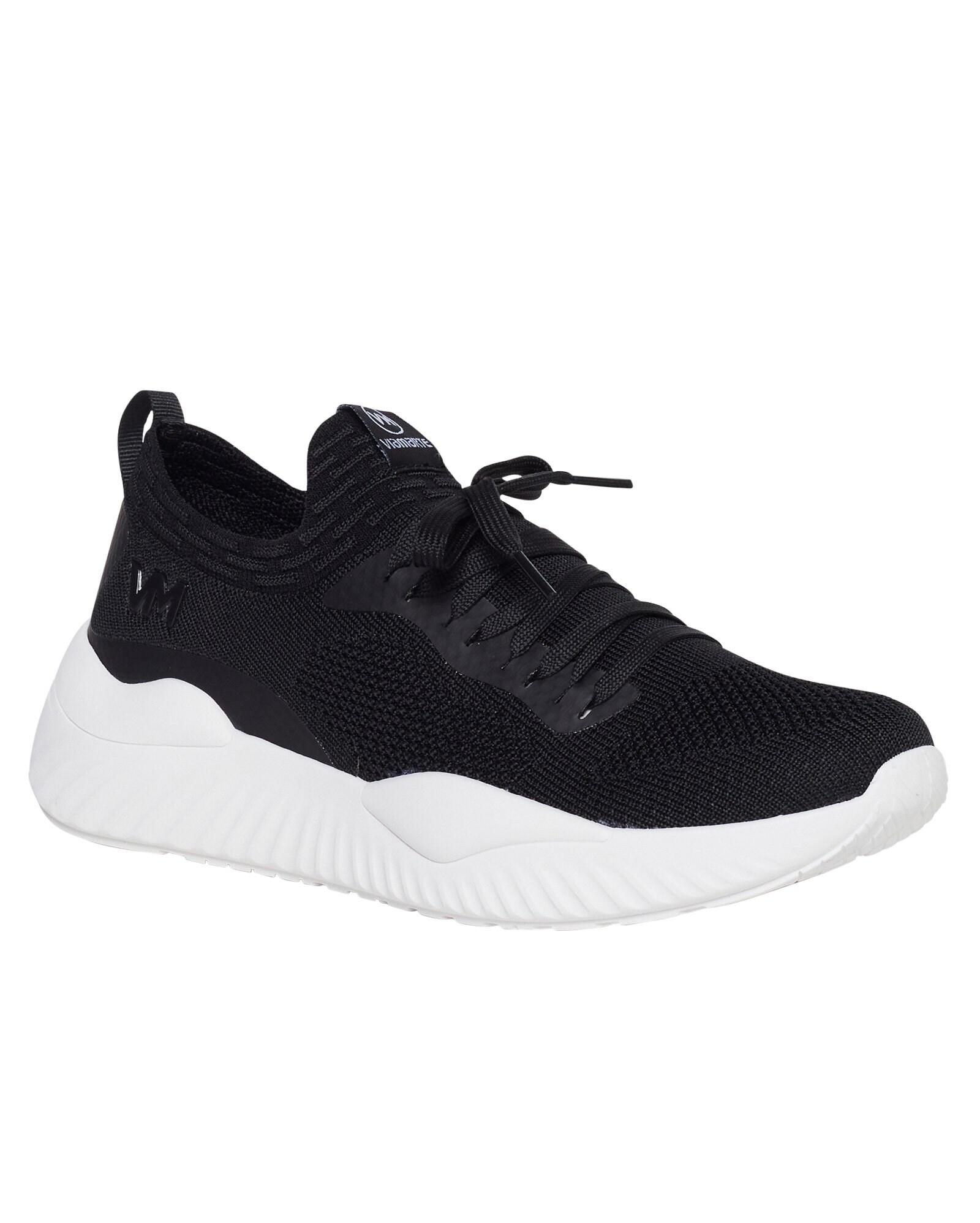 Tenis Casual Knit Via Marte Preto - Riachuelo