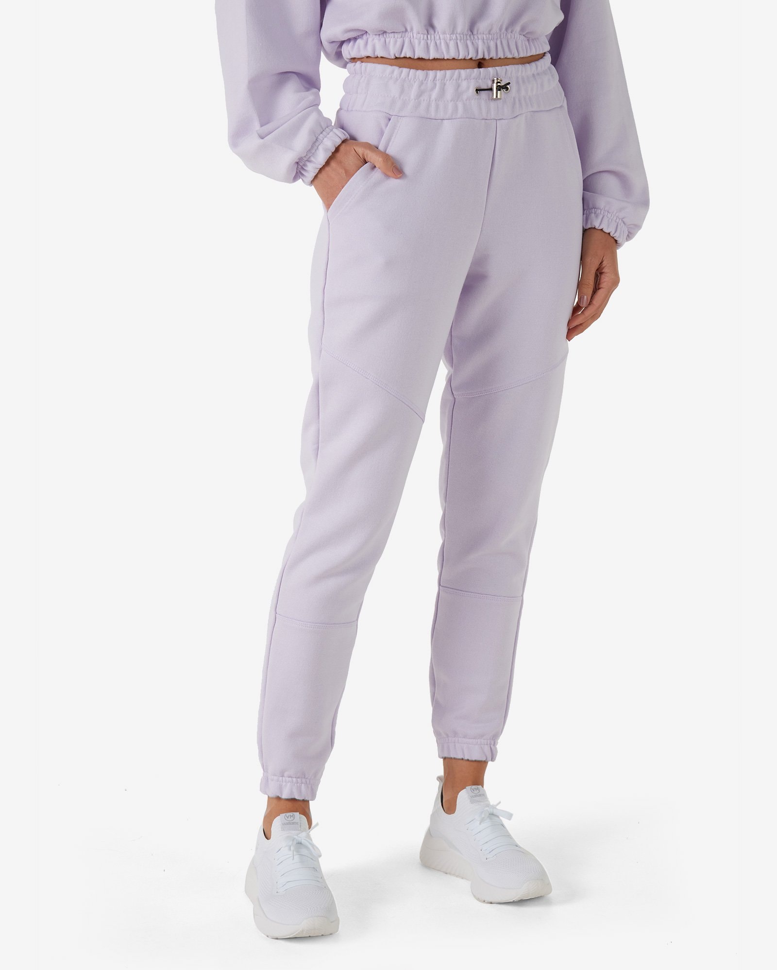 Riachuelo | Calça de Moletom Feminina Jogger Lilás Body Work by Riachuelo