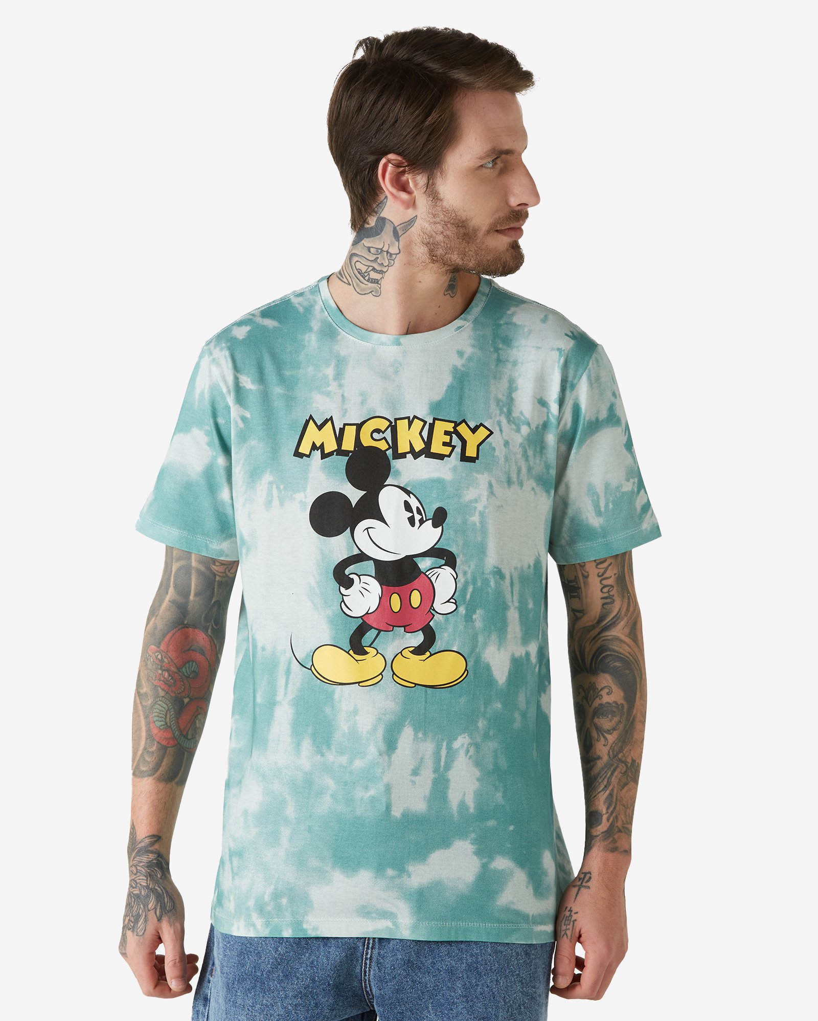 blusa tie dye mickey mouse