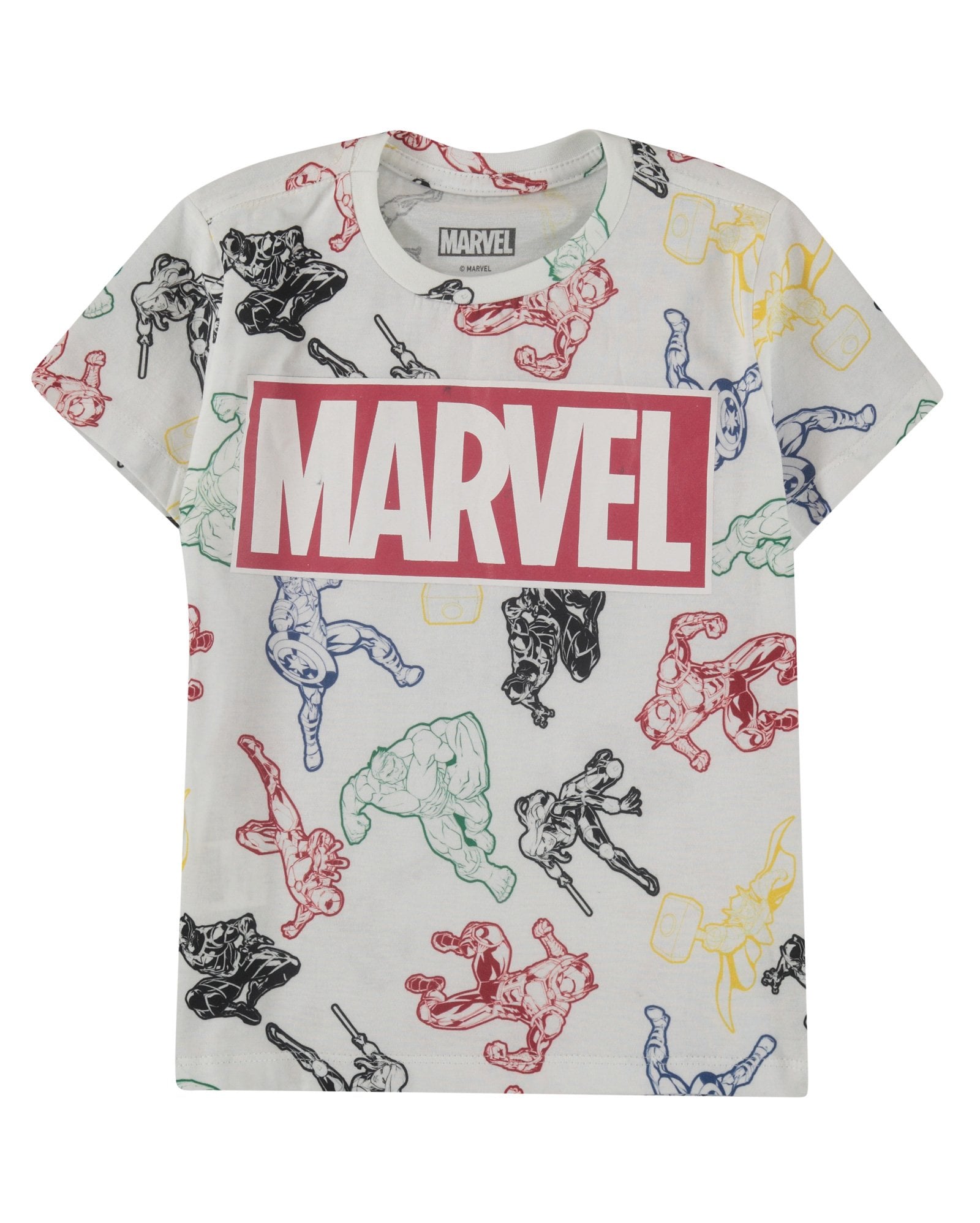 camiseta marvel comics