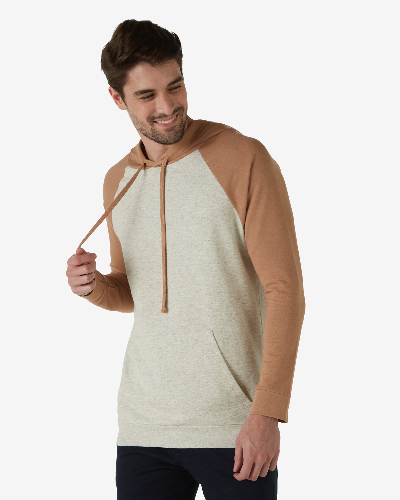 adidas moletom com capuz peach