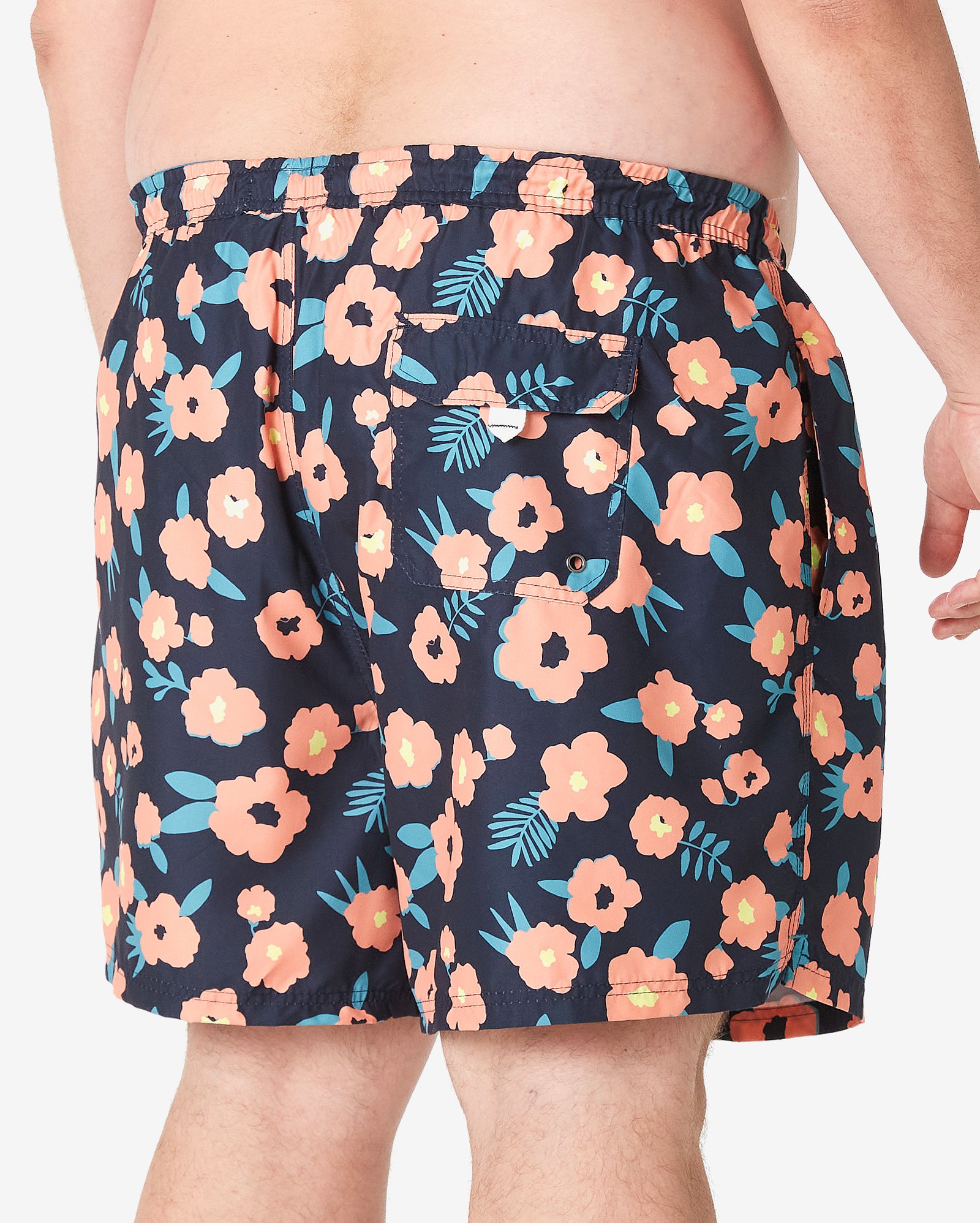 Riachuelo Short gua Plus Size Masculino Floral Azul Ultramarine 