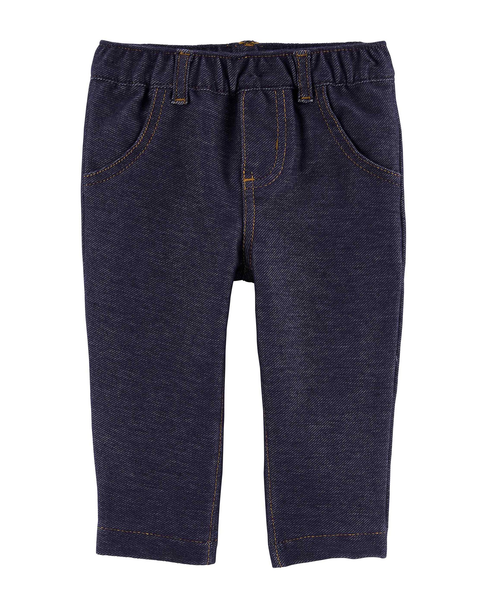 Riachuelo Calça Jeans Bebê Carter's Bolsos Denim Escuro Tam 1 a 24 Meses