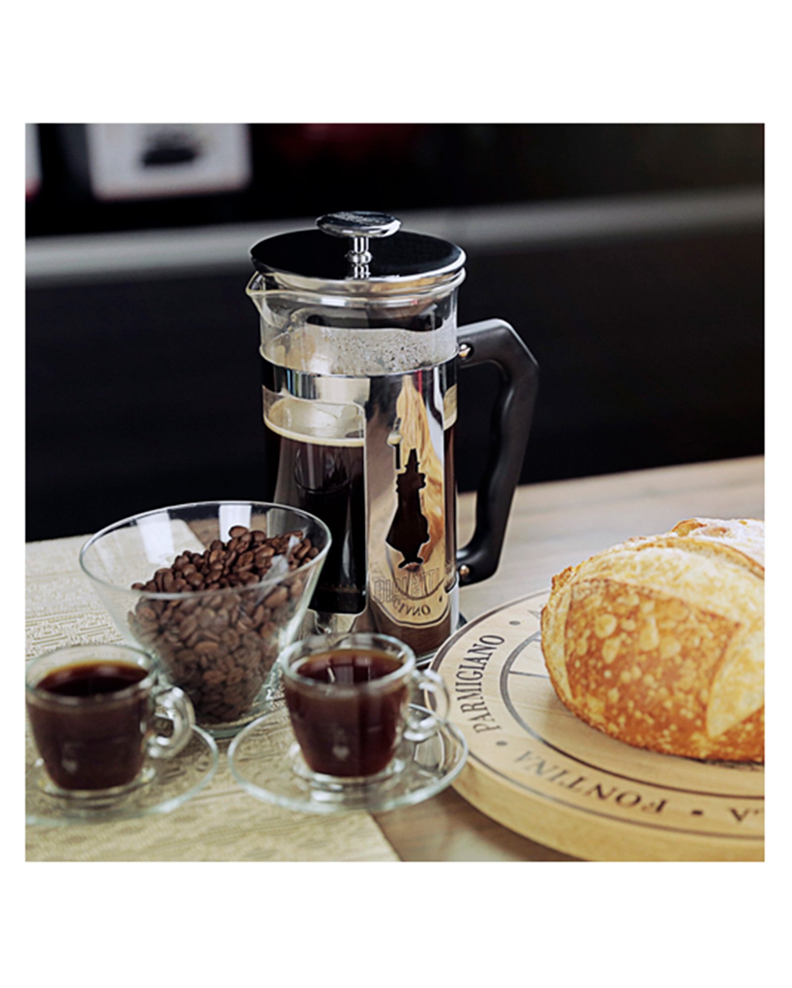 Riachuelo Cafeteira French Press Bialetti Preziosa 350ml Prateado