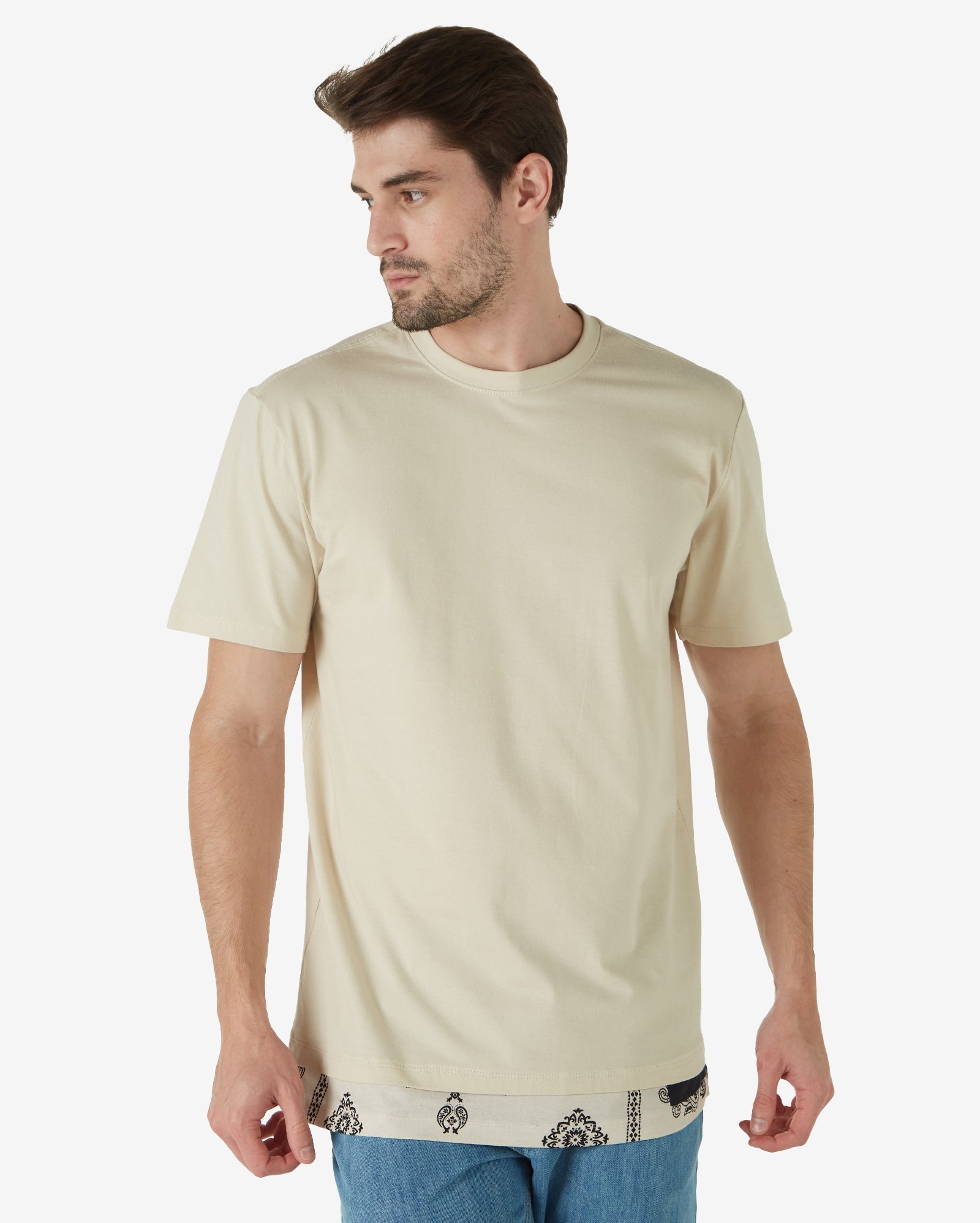 blusa bege masculina