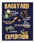 Camiseta Infantil Carter's Manga Curta Backyard Expedition Azul Marinho Tam 2 a 5