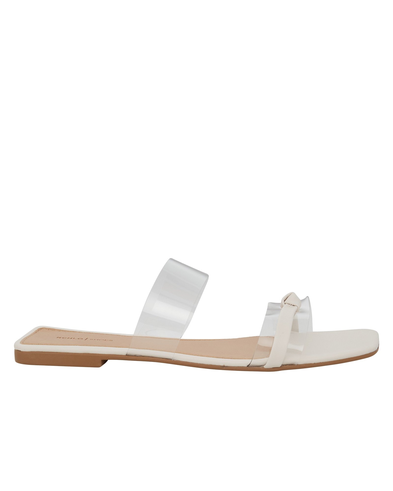 Riachuelo | Sandália Rasteira Feminina Tiras em Vinil RCHLO Shoes Branco