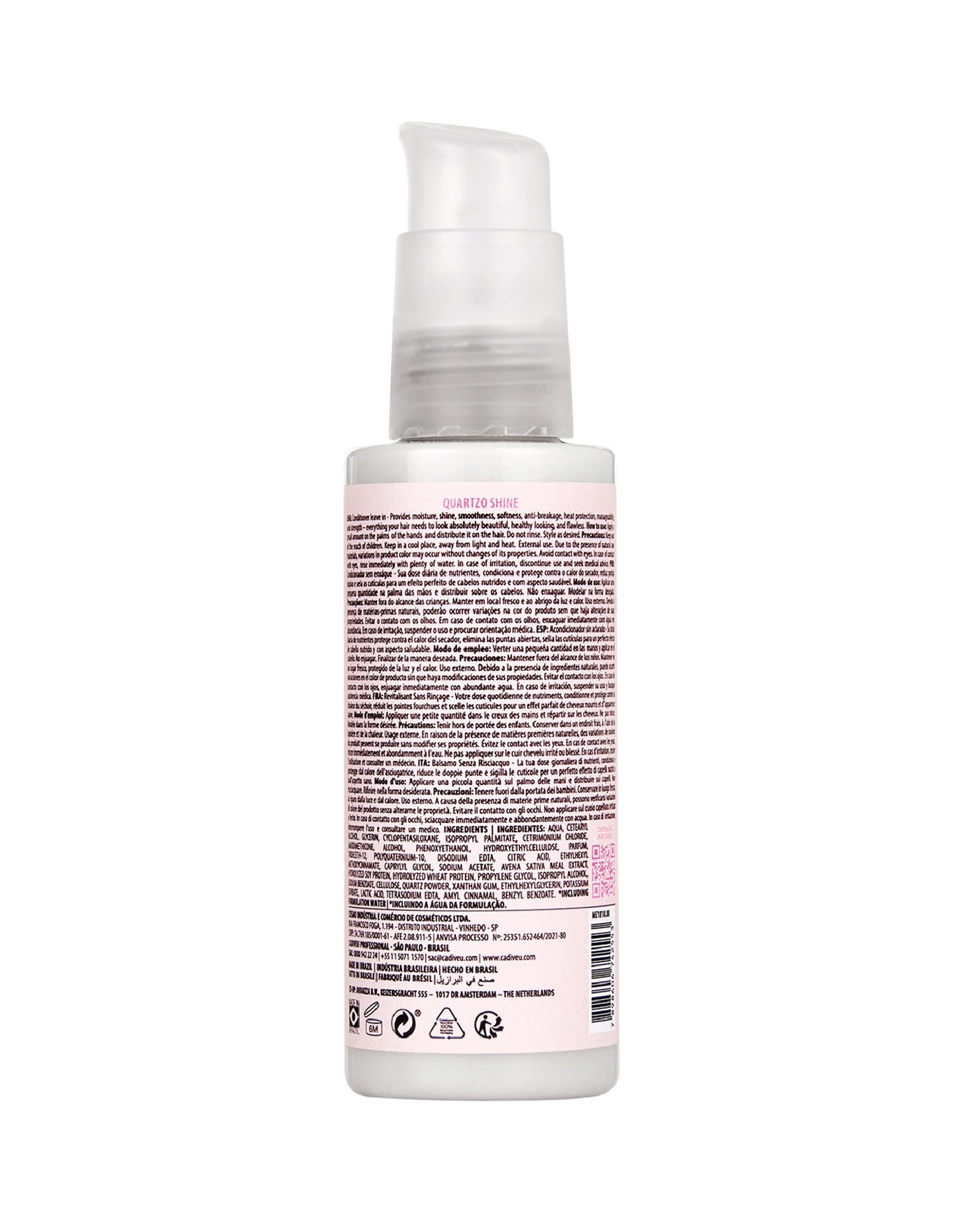 Finalizador balm leave-In Quartzo shine by Boca Rosa 120ml |  Cadiveu