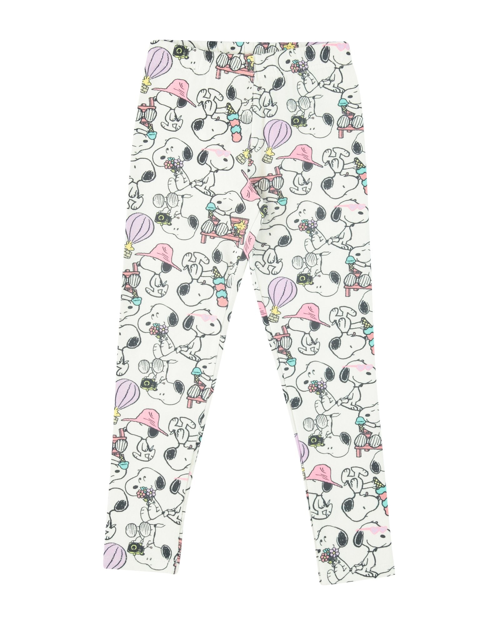 Riachuelo | Calça Legging Infantil Malha Algodão Snoopy Branco Tam 2 a 10  Riachuelo