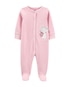Macacão Bebê Carter's Ratinho Poás Rosa Claro Tam RN a 9 Meses