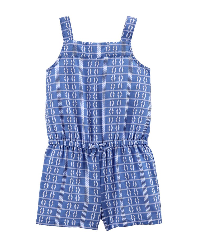 Macaquinho Infantil Carter's Étnico Azul Royal Tam 2 a 5