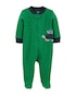 Macacão Pijama Bebê Carter's Tartarugas Verde/Azul Marinho Tam RN a 9 Meses