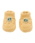 Pantufa Bebê Carter's Crochê Vegetal Amarelo Tam RN