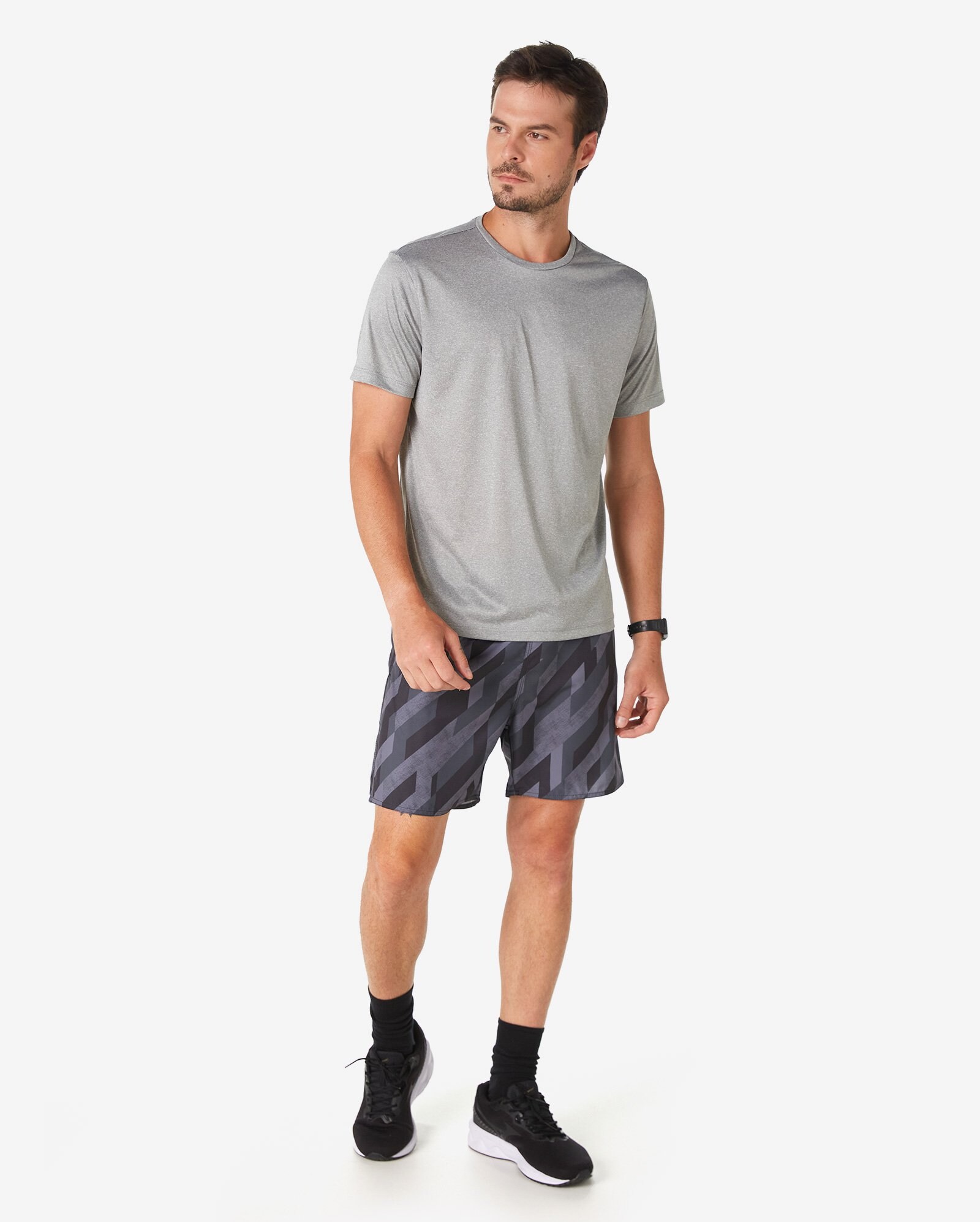 Riachuelo Camiseta Esportiva Mescla Body Work by Riachuelo