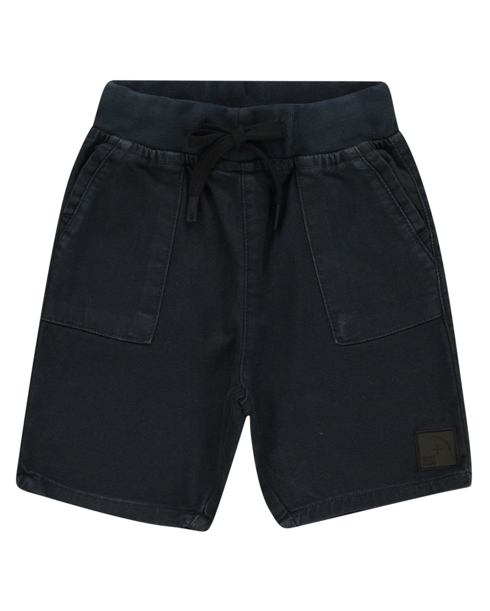 Riachuelo Bermuda Jeans Color Infantil Reta C s El stico Azul 
