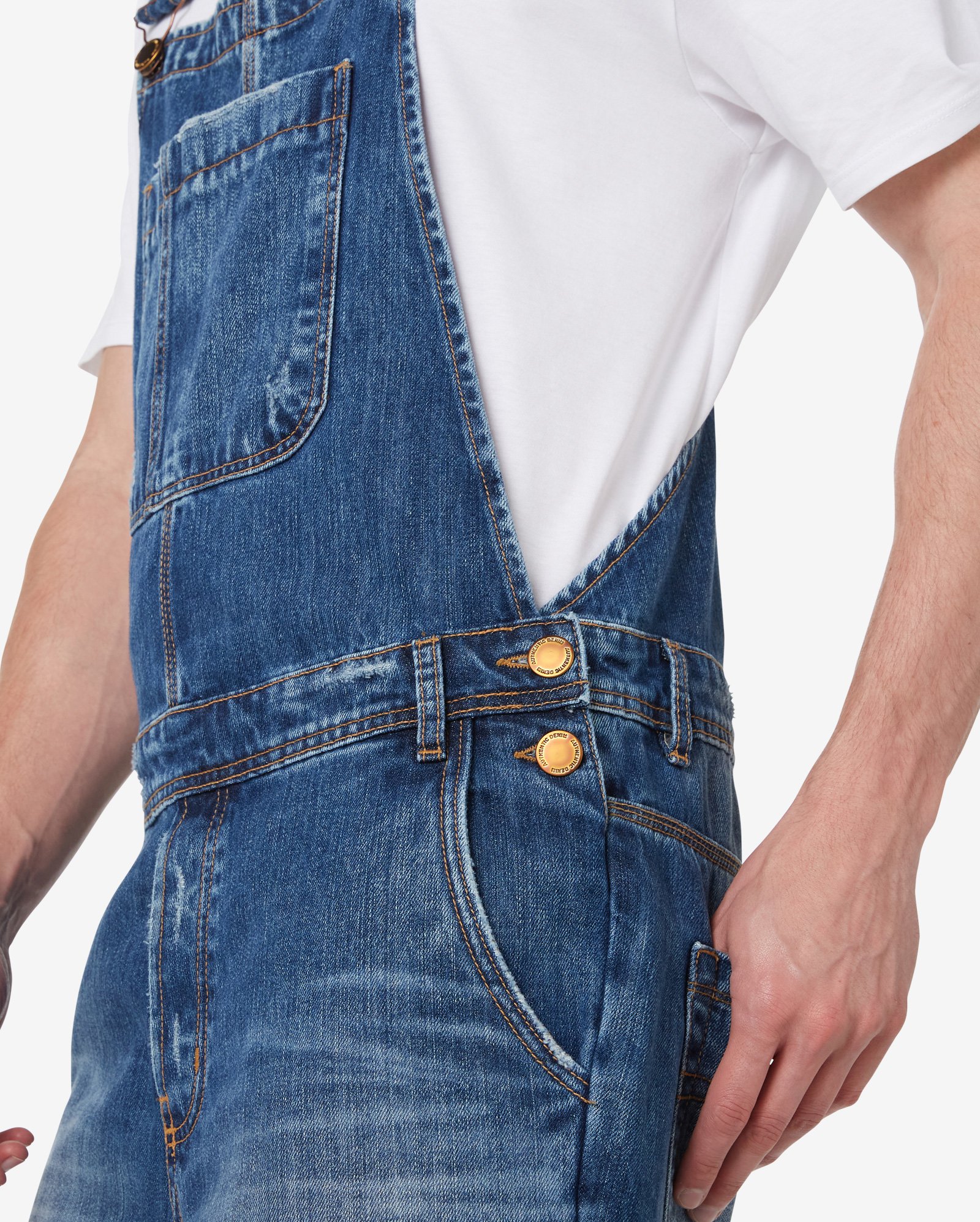 Riachuelo | Macacão Jeans Masculina Denim Médio Pool by Riachuelo