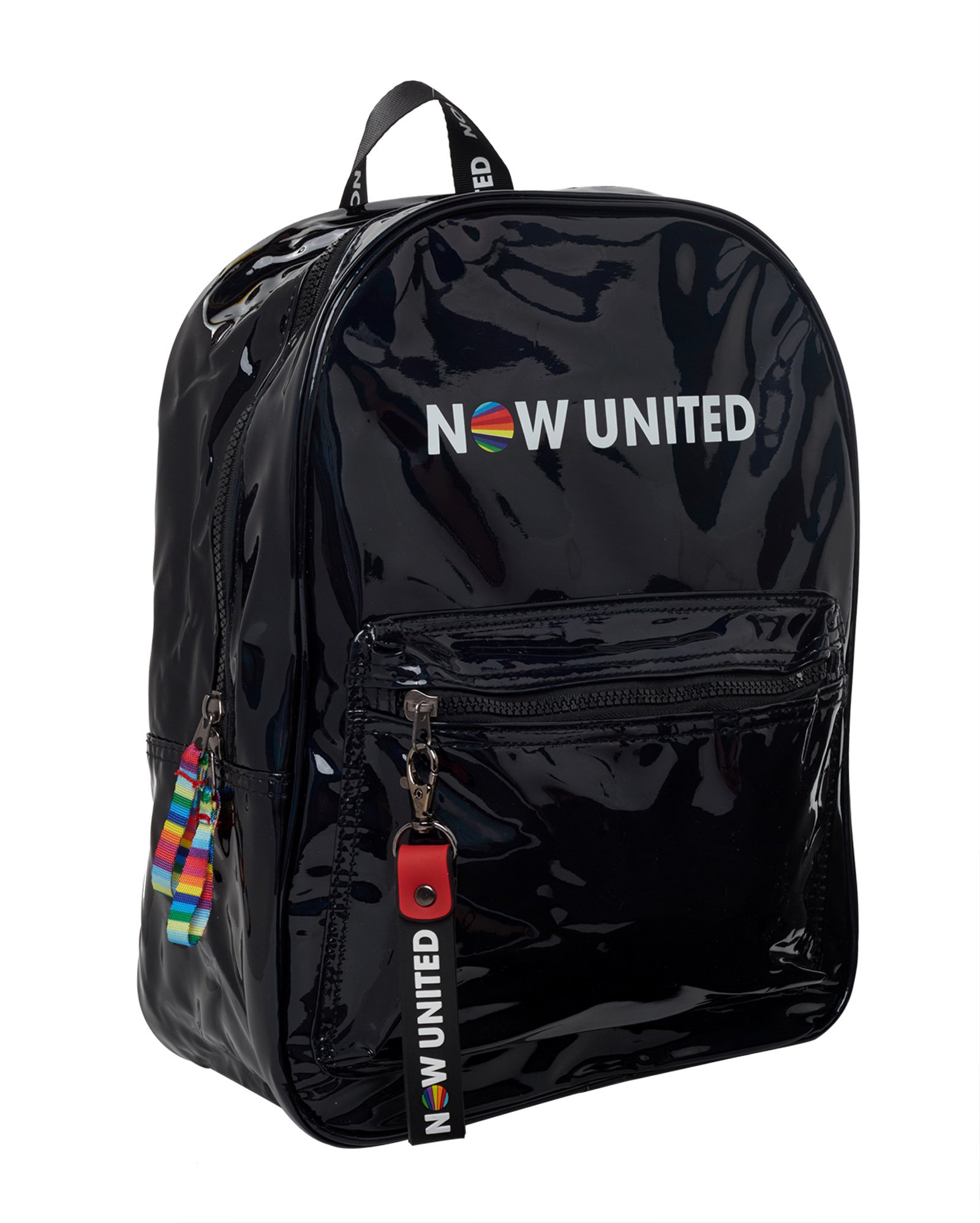 Riachuelo | Mochila Juvenil Holográfica Now United Preto Riachuelo