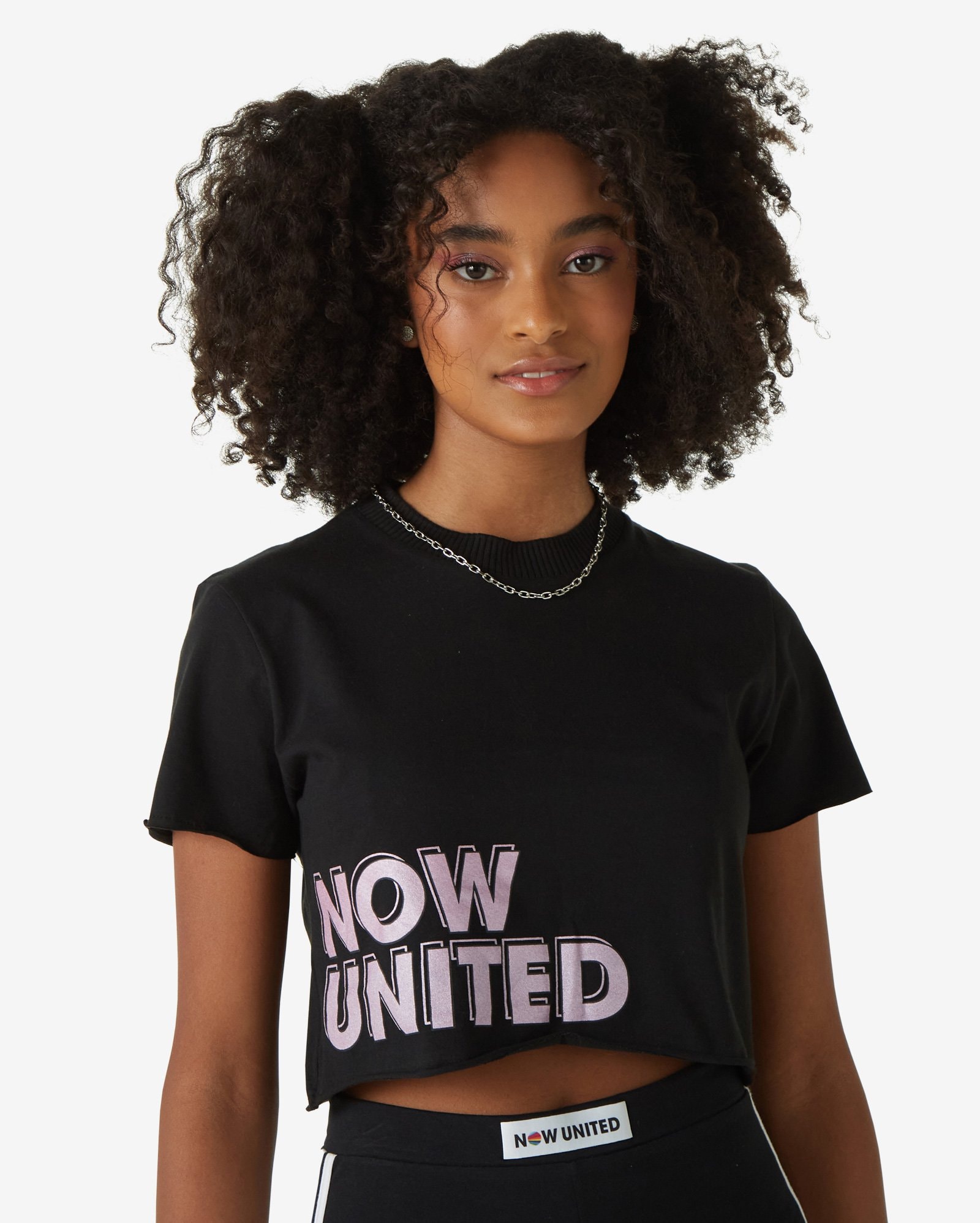 camiseta do now united cropped
