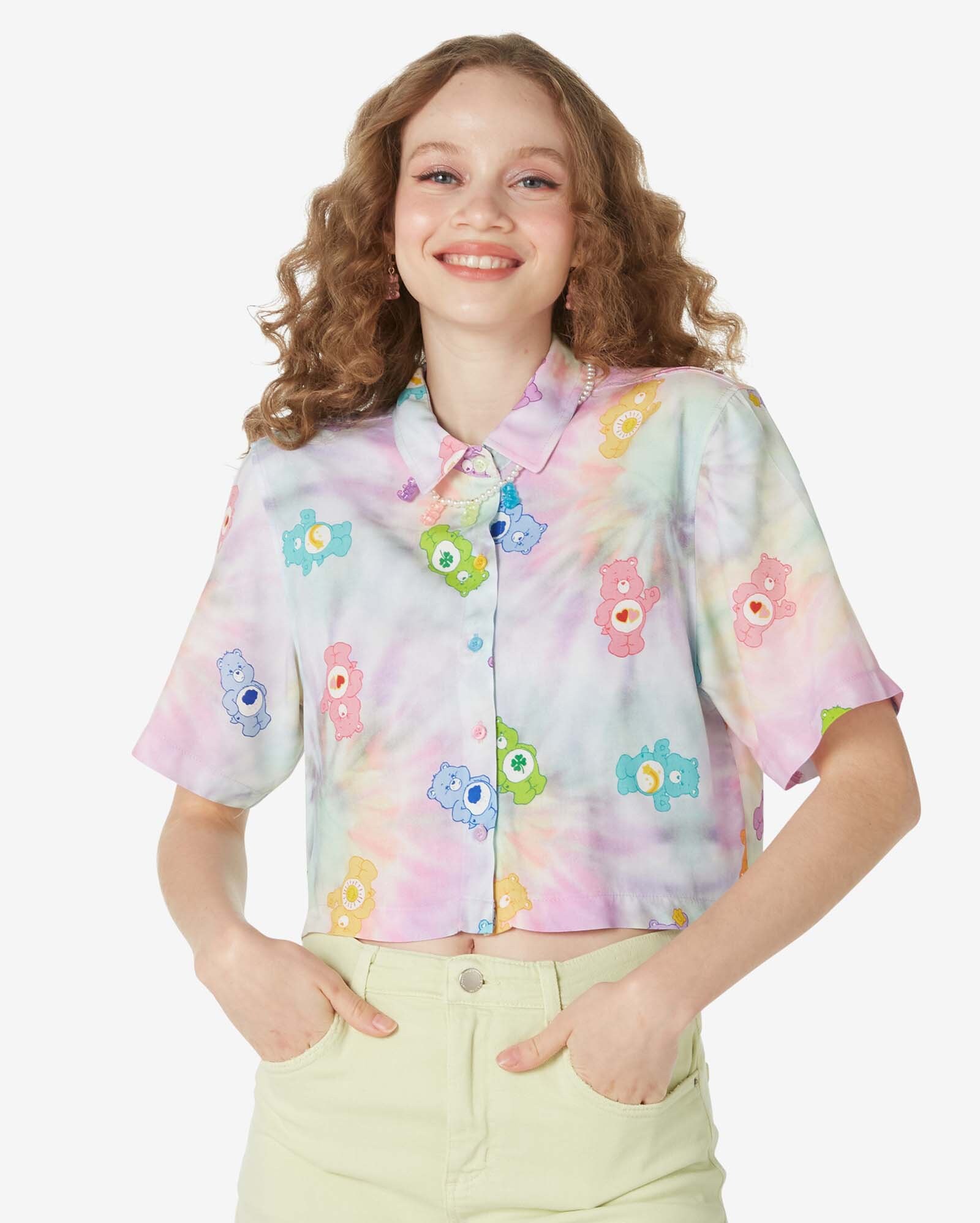 Riachuelo | Camisa Cropped Juvenil Ursinhos Carinhosos Lilás Tam 10 a 16  Riachuelo