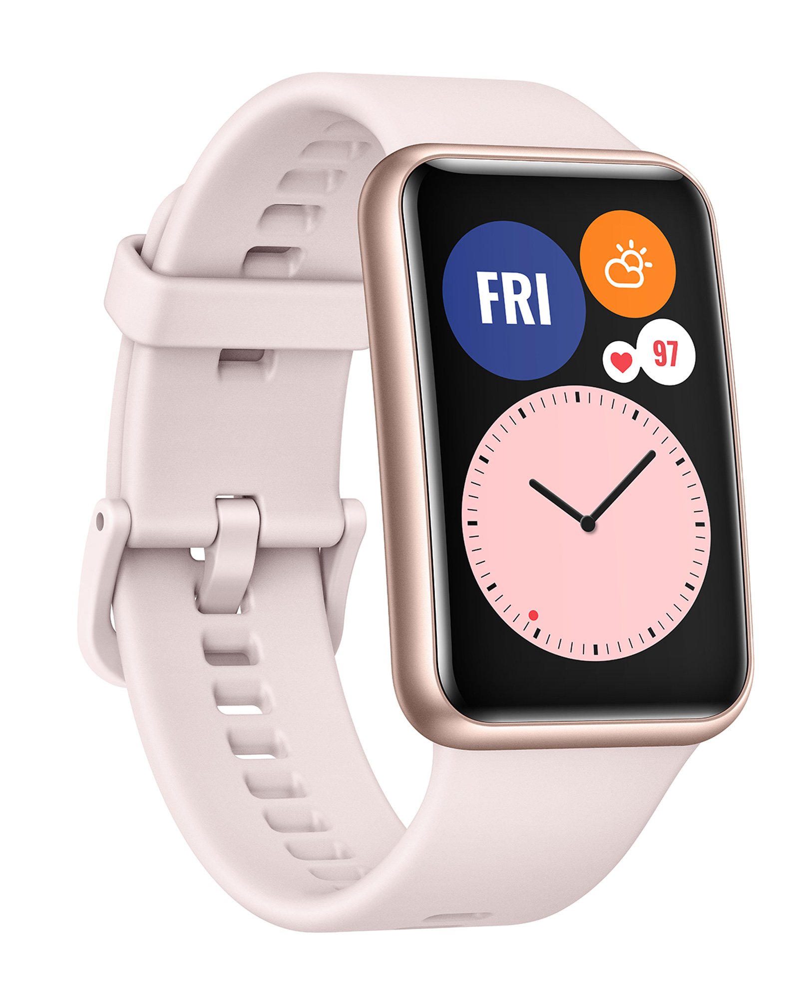 Riachuelo Relógio Smartwatch Fit Feminino 5ATM Huawei Rosa Claro