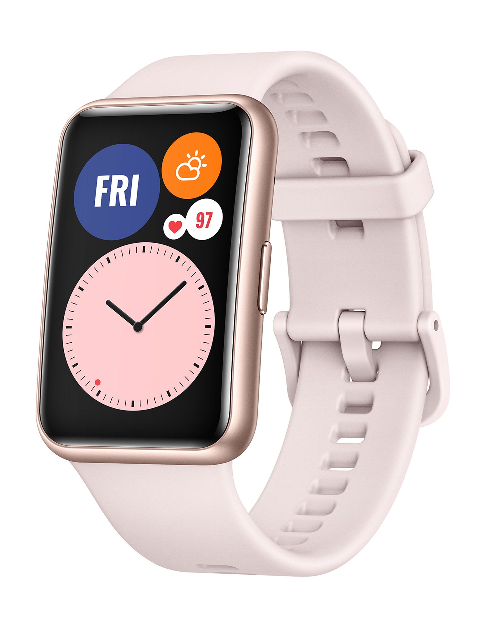 Riachuelo Relógio Smartwatch Fit Feminino 5ATM Huawei Rosa Claro