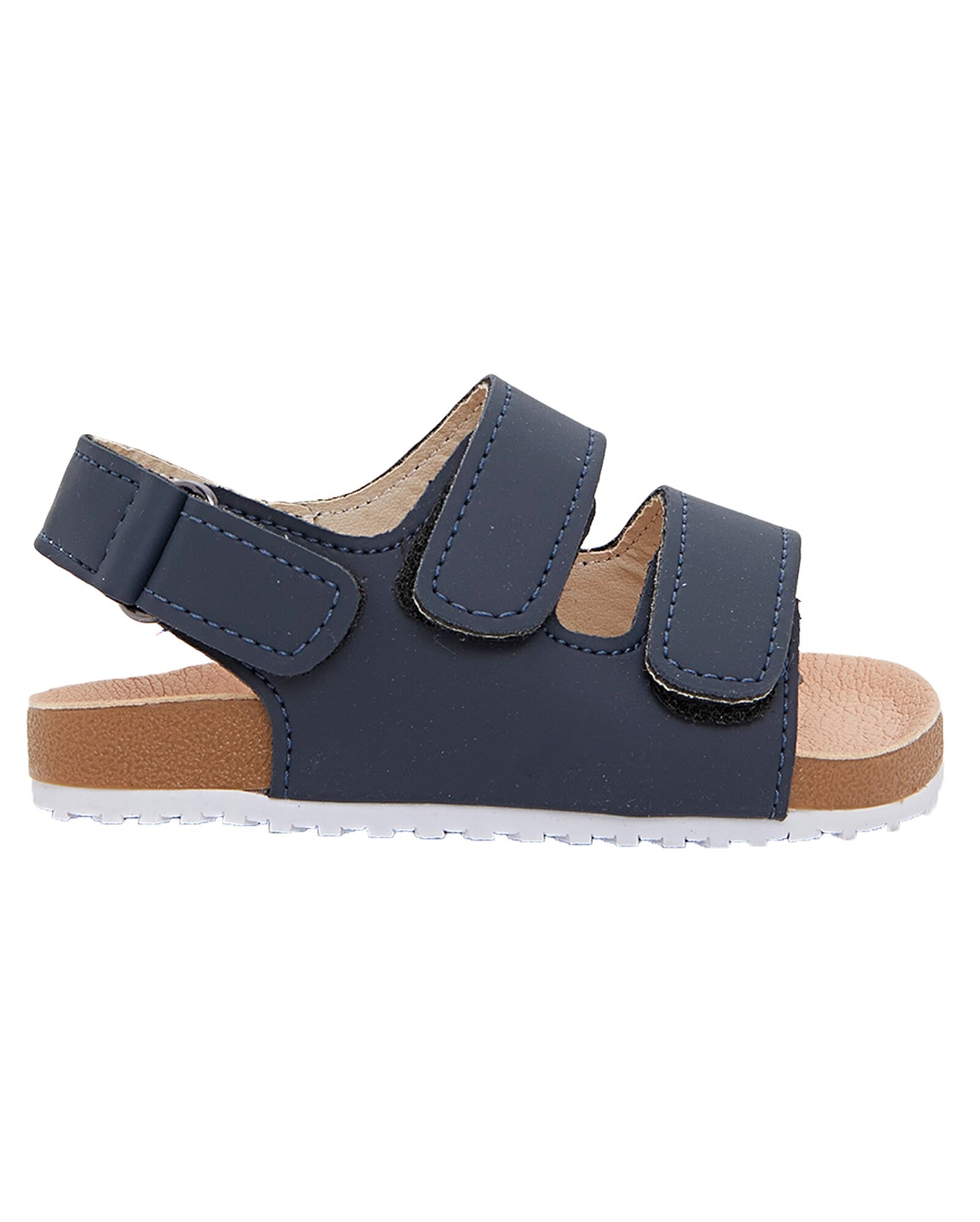 Riachuelo | Sandália Papete Infantil Velcro Azul Escuro Riachuelo