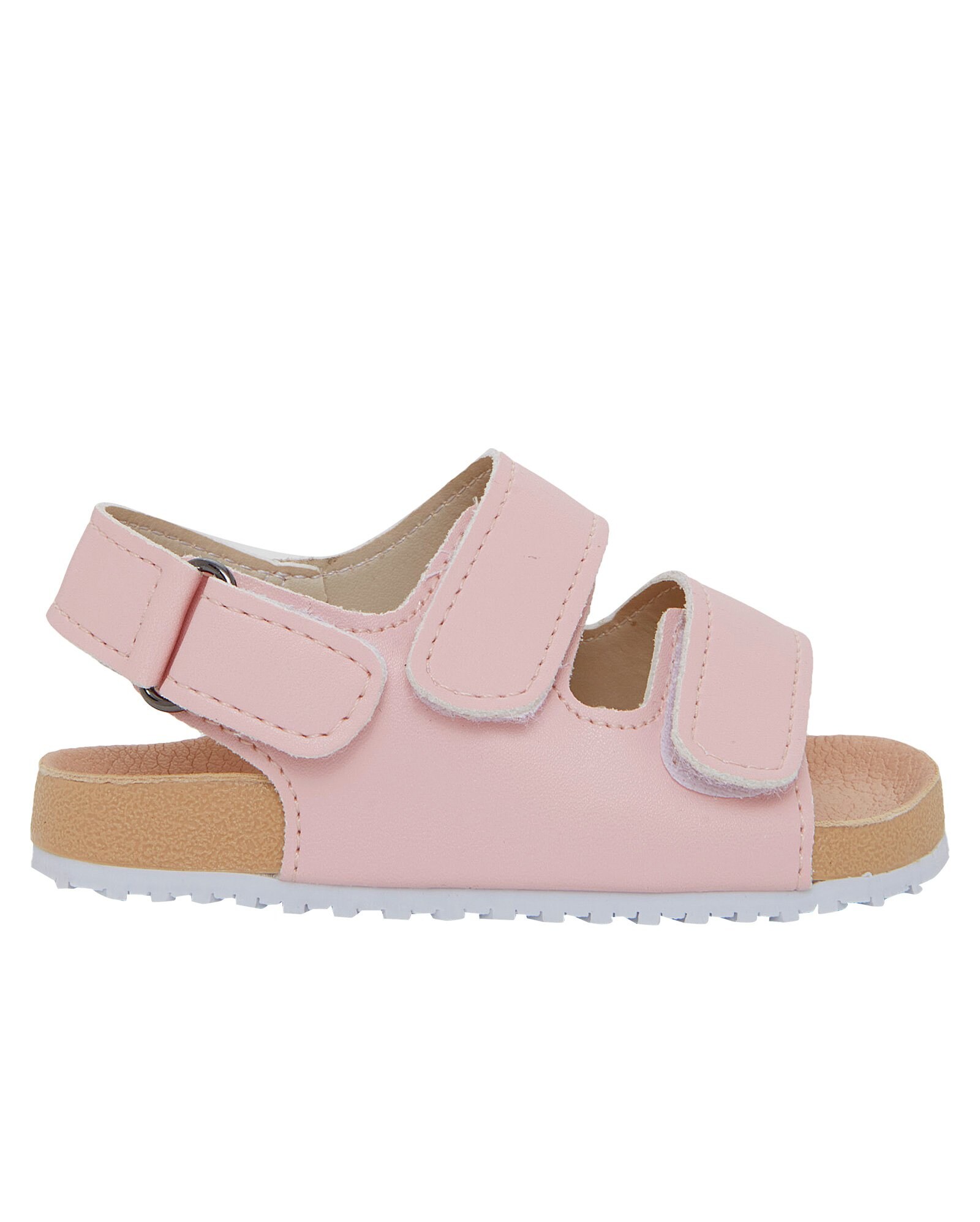 Riachuelo | Sandália Papete Infantil Velcro Rosa Claro Riachuelo