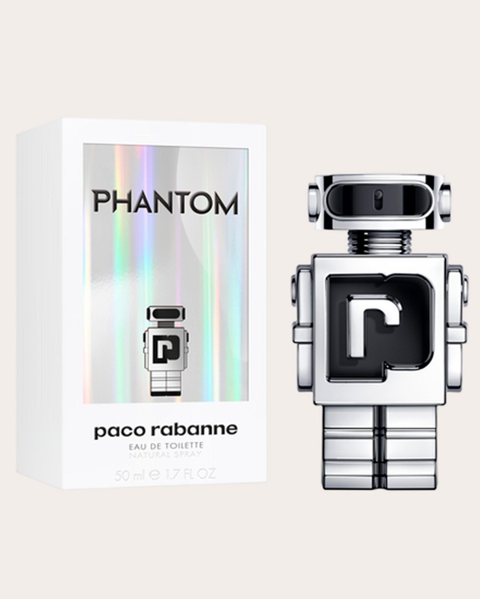 Perfume masculino Phantom Eau de Toilette - 50 ML | Rabanne
