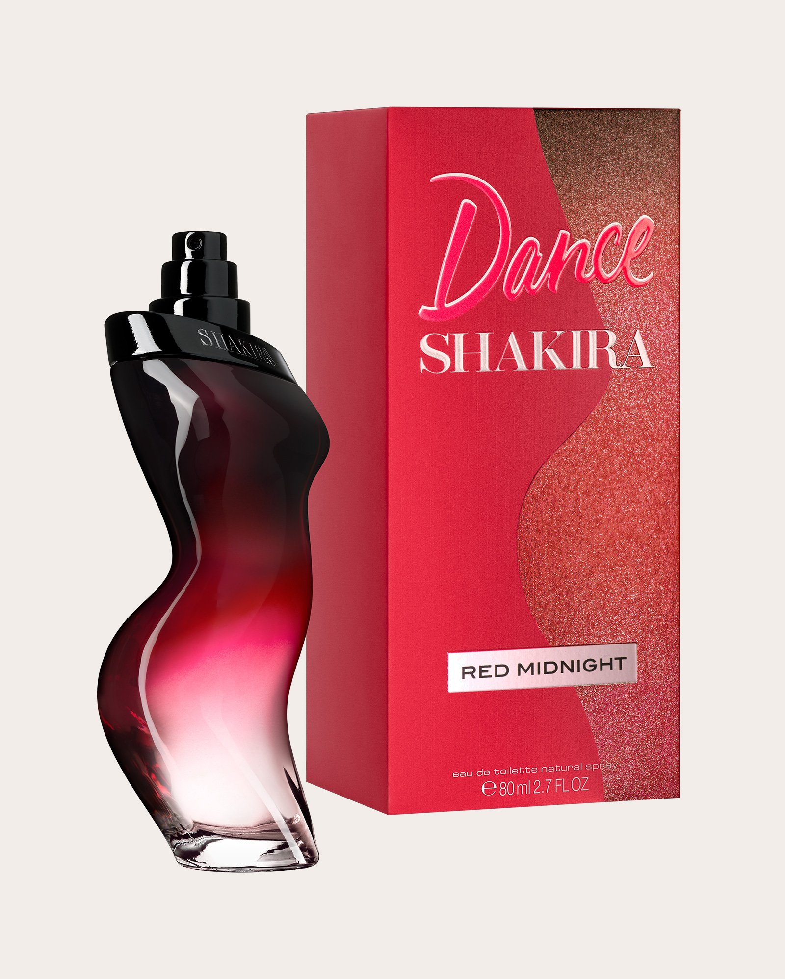 Perfume feminino Dance Red Midnight Eau de Toilette - 80 ML | Shakira
