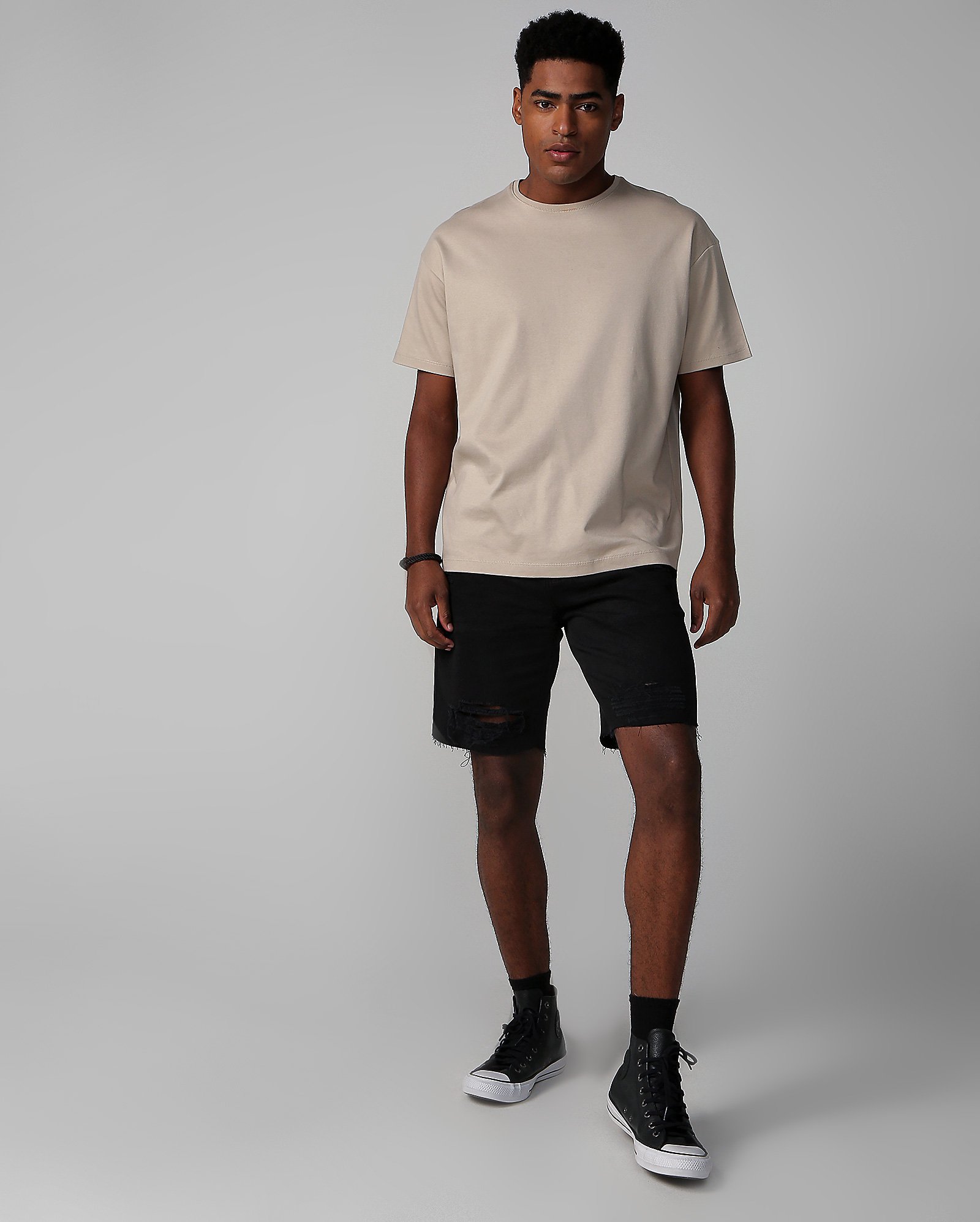 Bermuda jeans masculina slim destroyed tradicional | Pool Jeans