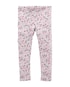 Calça Legging Infantil Carter's Florzinhas Branco Tam 2 a 5