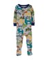 Macacão Pijama Infantil Carter's Transporte Aéreo Cinza Mescla Tam 2 a 5