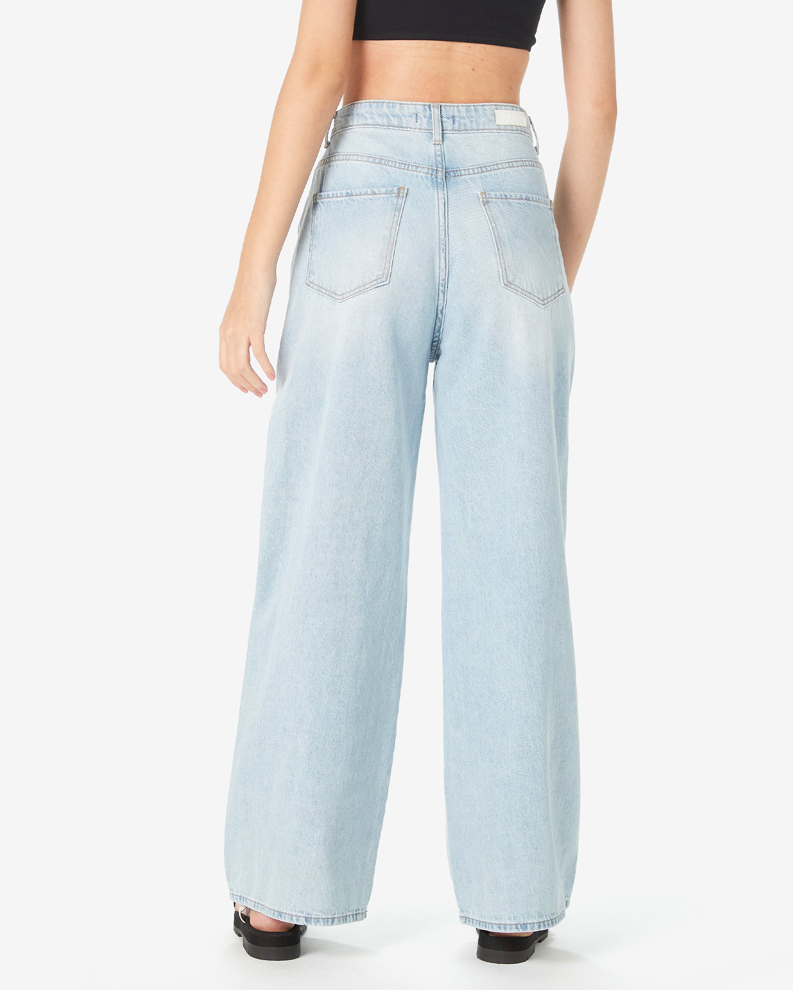 Riachuelo | Calça Jeans Juvenil Wide Leg Puídos Denim Claro Tam 10 a 16  Young Connection by Riachuelo