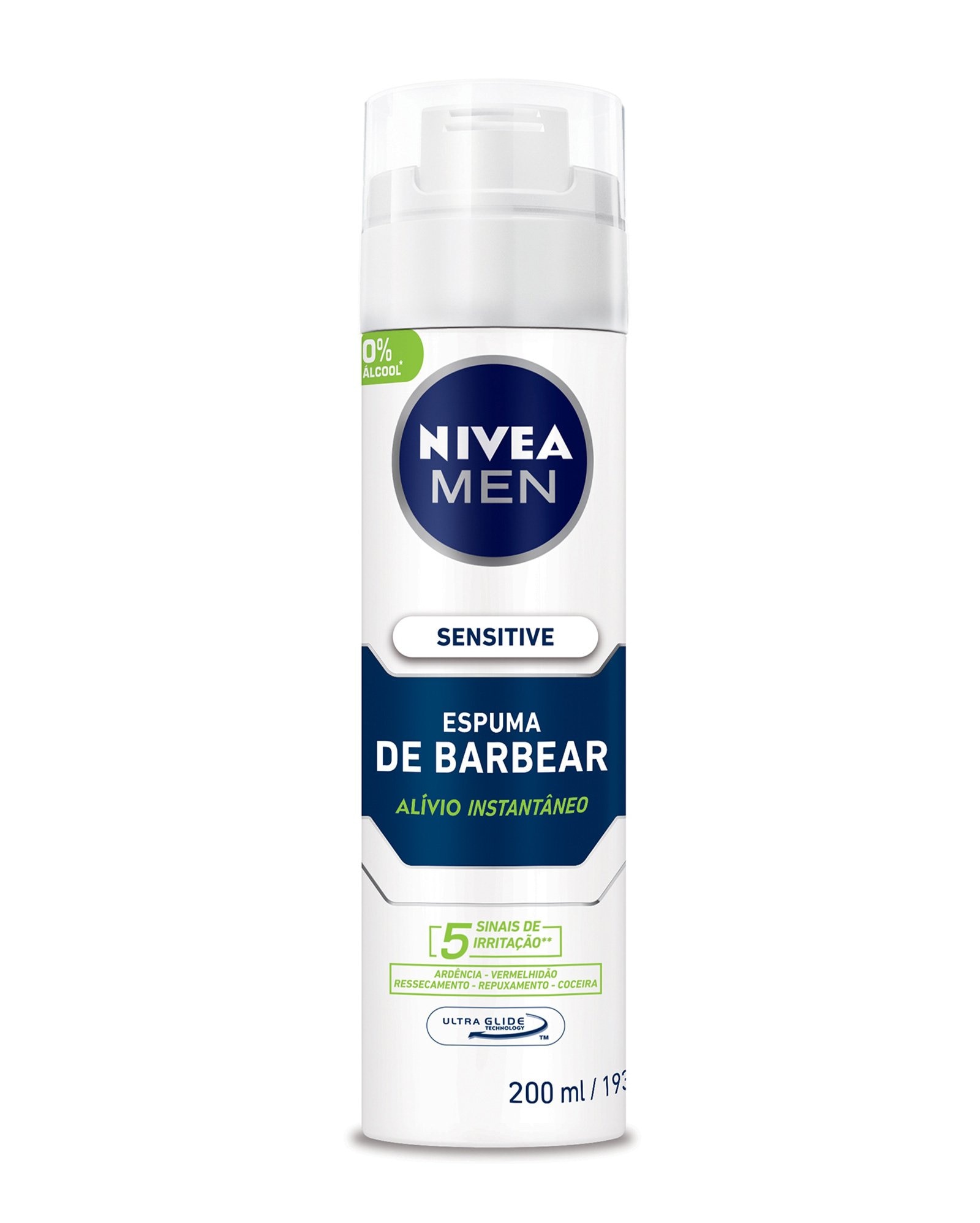 Espuma de Barbear Nivea Men Sensitive 200ml