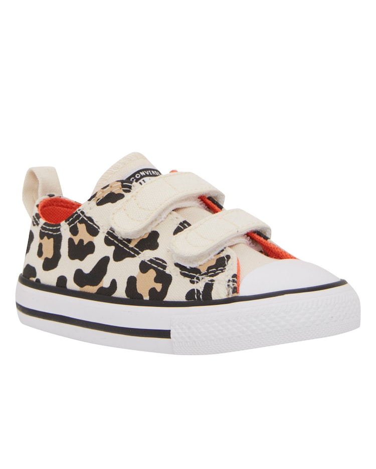 Riachuelo Tênis Casual Infantil Tecido Onça Zebra Converse All