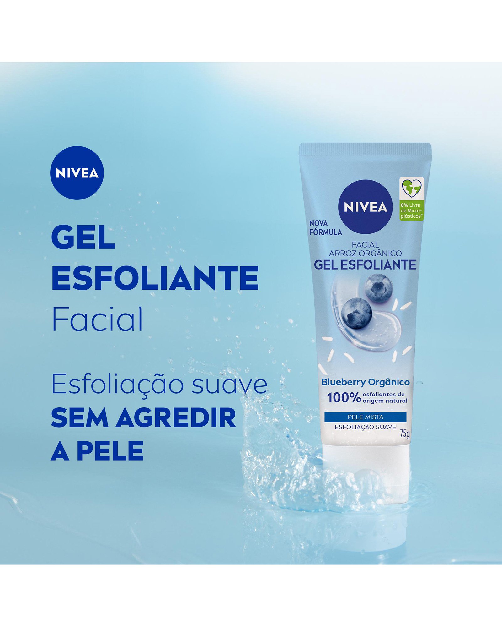 Gel Esfoliante Facial Refrescante 75g | NIVEA