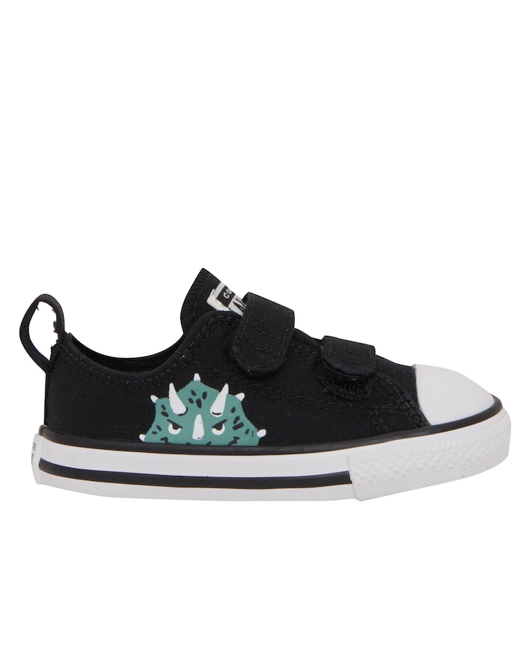 Riachuelo Tênis infantil Chuck Taylor dinossauro preto