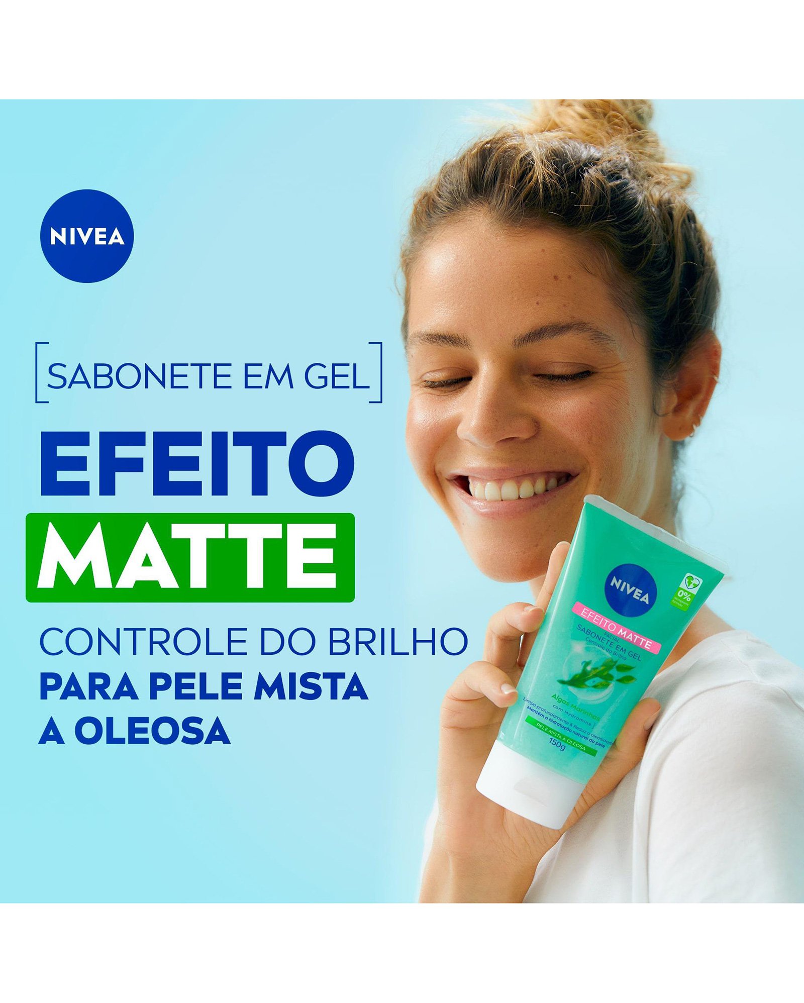 Sabonete Facial em Gel Purificante Efeito Matte 145g | NIVEA