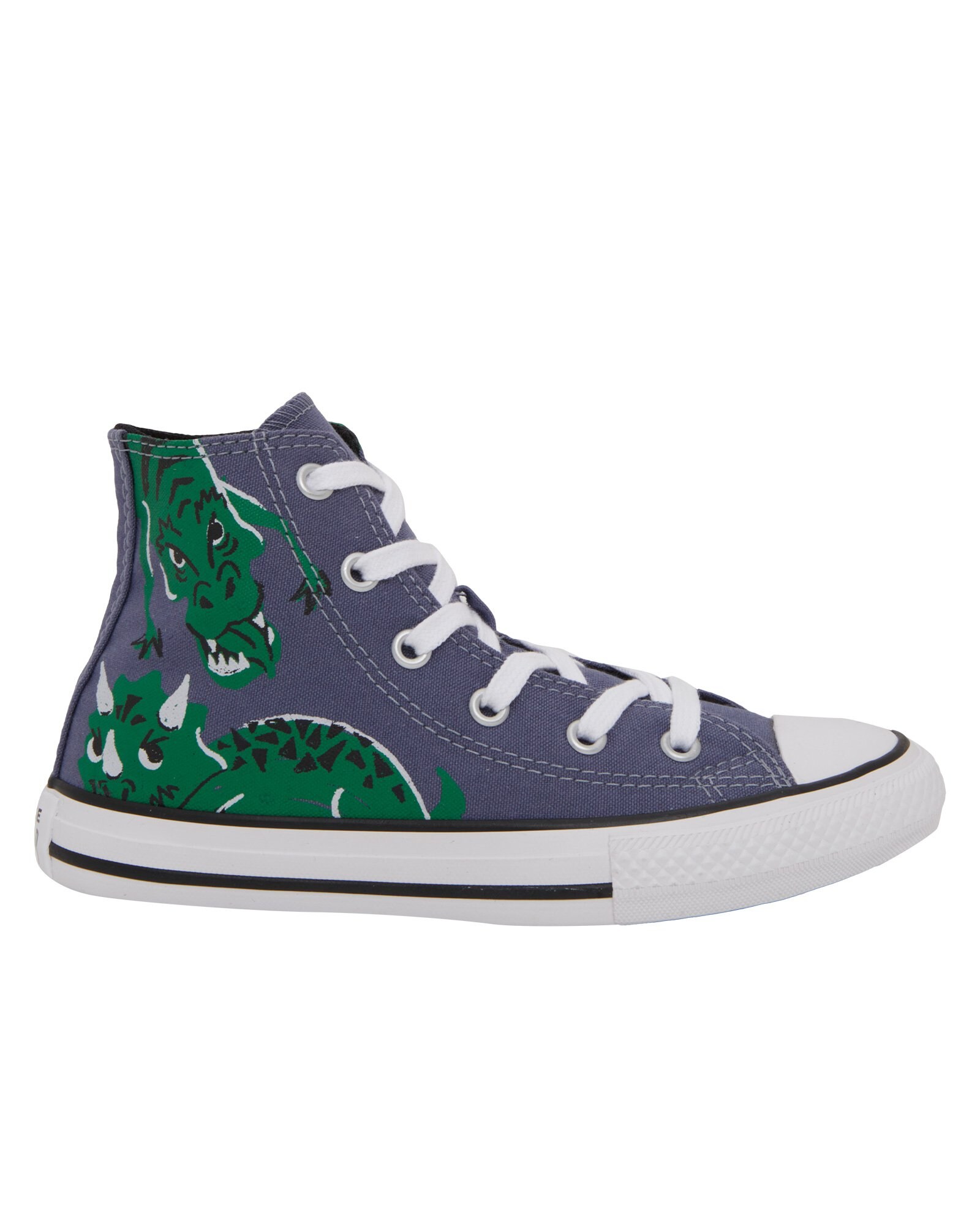 Riachuelo Tênis Casual Juvenil Cano Alto Tecido Dinos Converse