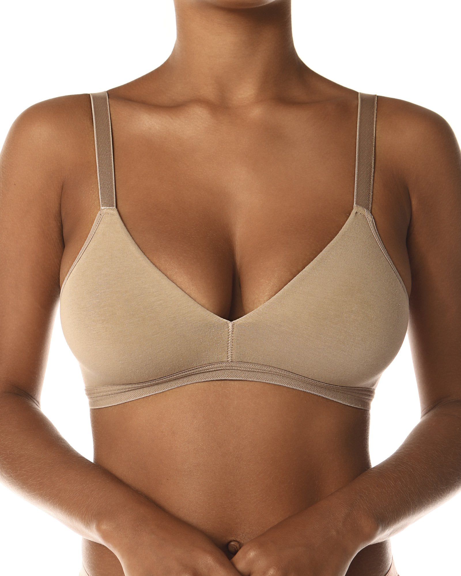 Sutiã Cobertura Total Sem Bojo Essentials Microfibra Quail - Loungerie  Mobile