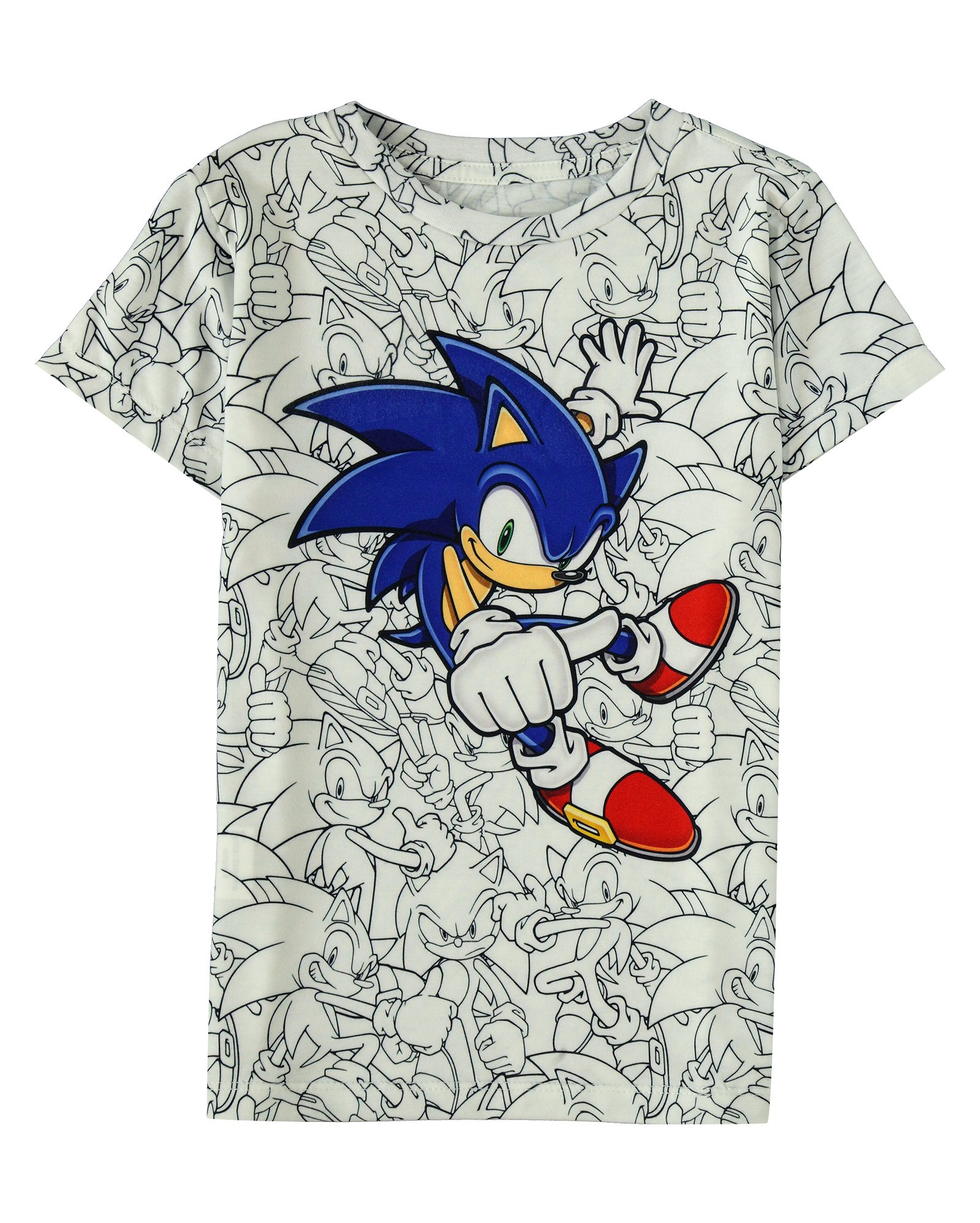 sonic camiseta infantil