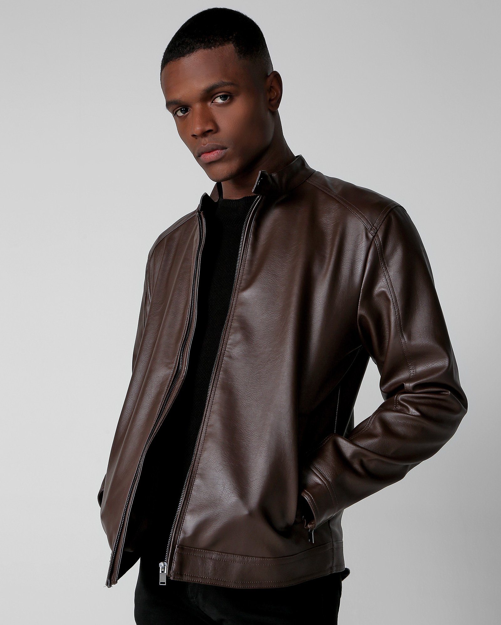 Casaco Masculino Riachuelo Jaqueta De Couro Jaqueta Jeans - Main Image