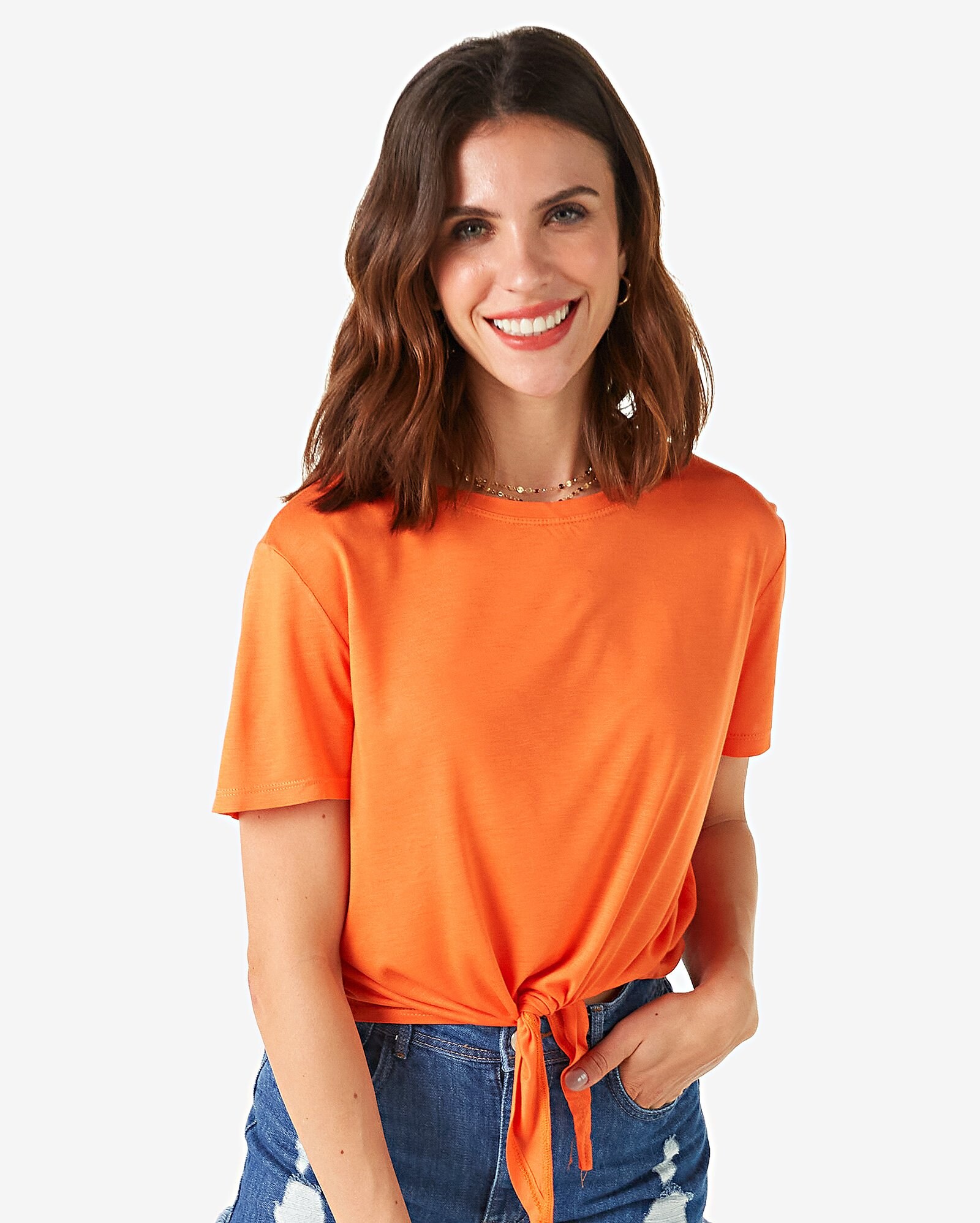 blusa laranja