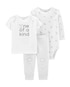 Conjunto Bebê Carter´s 3 Peças Ovelha Branco RN a 18 Meses