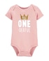 Body Bebê Carter's Miss Rosa Claro Tam 9 a 24 meses