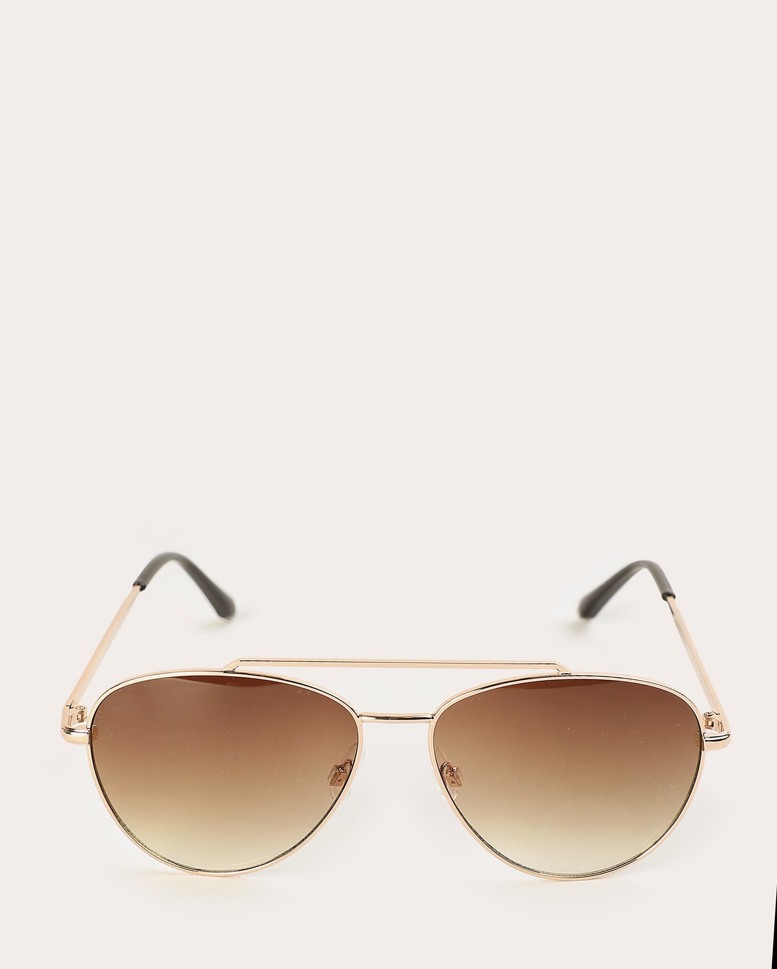 Óculos de sol feminino aviador degradê - dourado