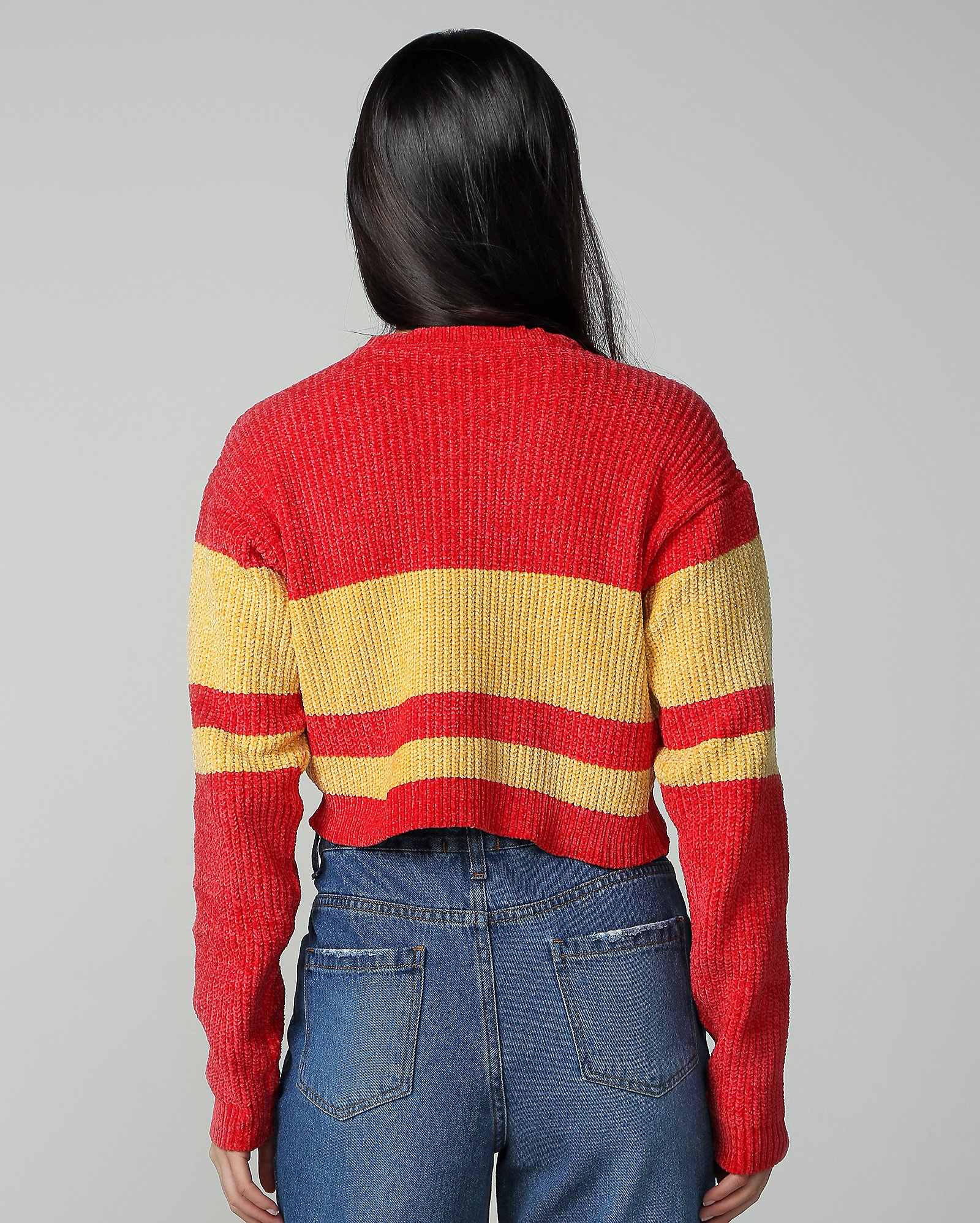 Riachuelo Suéter juvenil cropped Grifinória vermelho Warner Bros.