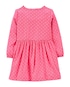 Vestido Bebê Carter's Botões Poás Rosa Tam 9 a 24 Meses