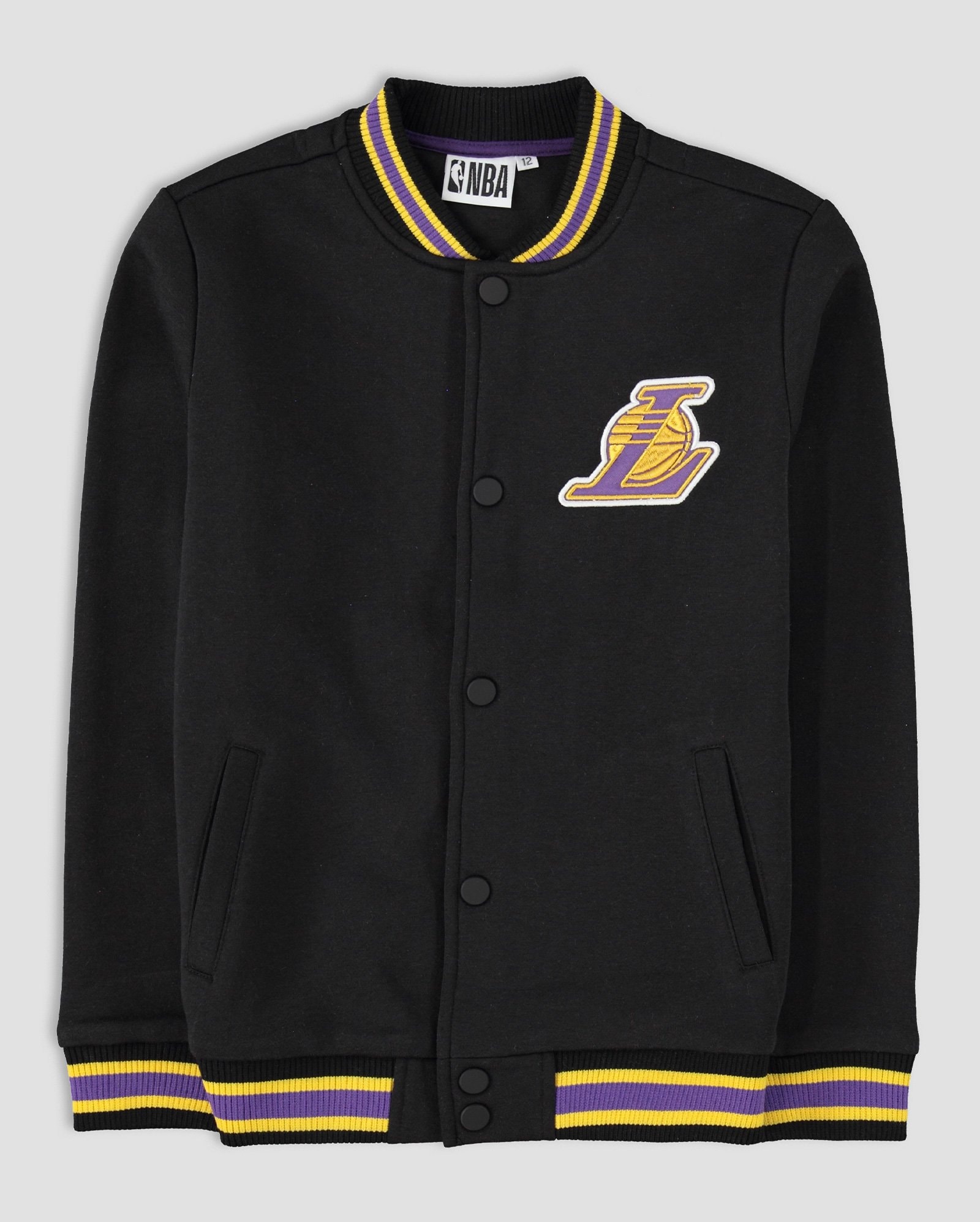 Blusa Moletom Nba Moletom Lakers Amarelo Jaqueta E Blusão De